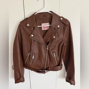 Levi's Women's Faux Leather Moto Jacket, Size Small